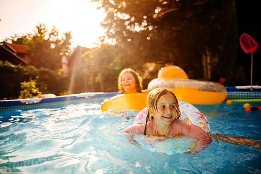 Backyard pool fun with smart water-saving tips for summer