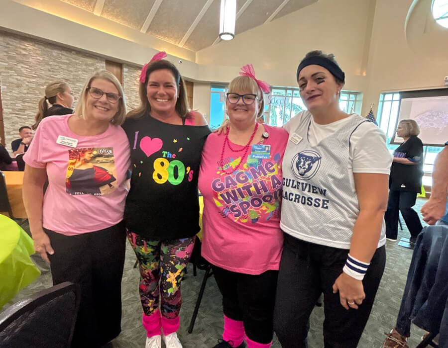 Employees from Pro-Tec Plumbing & Air participating in Avow Trivia Night