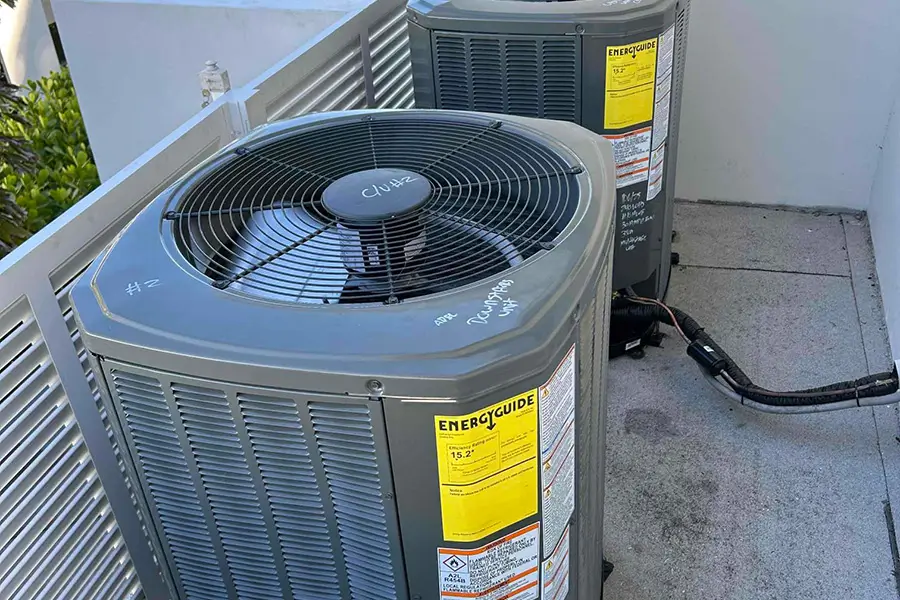 Residential air conditioning systems receiving preventive maintenance to improve performance
