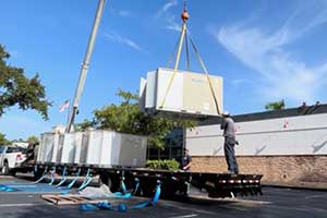 HVAC equipment installation