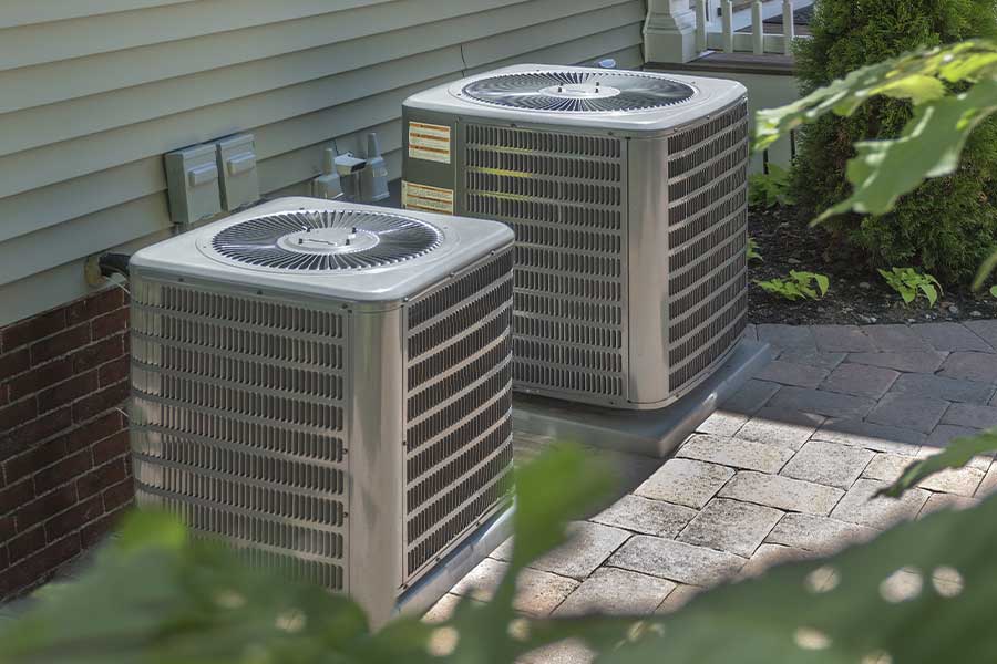 Outdoor AC system installed at home in Naples FL