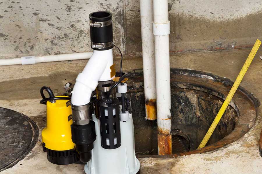 Sump pump repair service in Fort Myers Beach FL basement